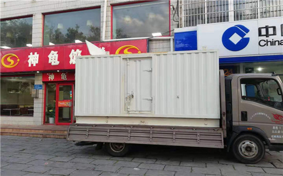 博野出租发电机施工案例